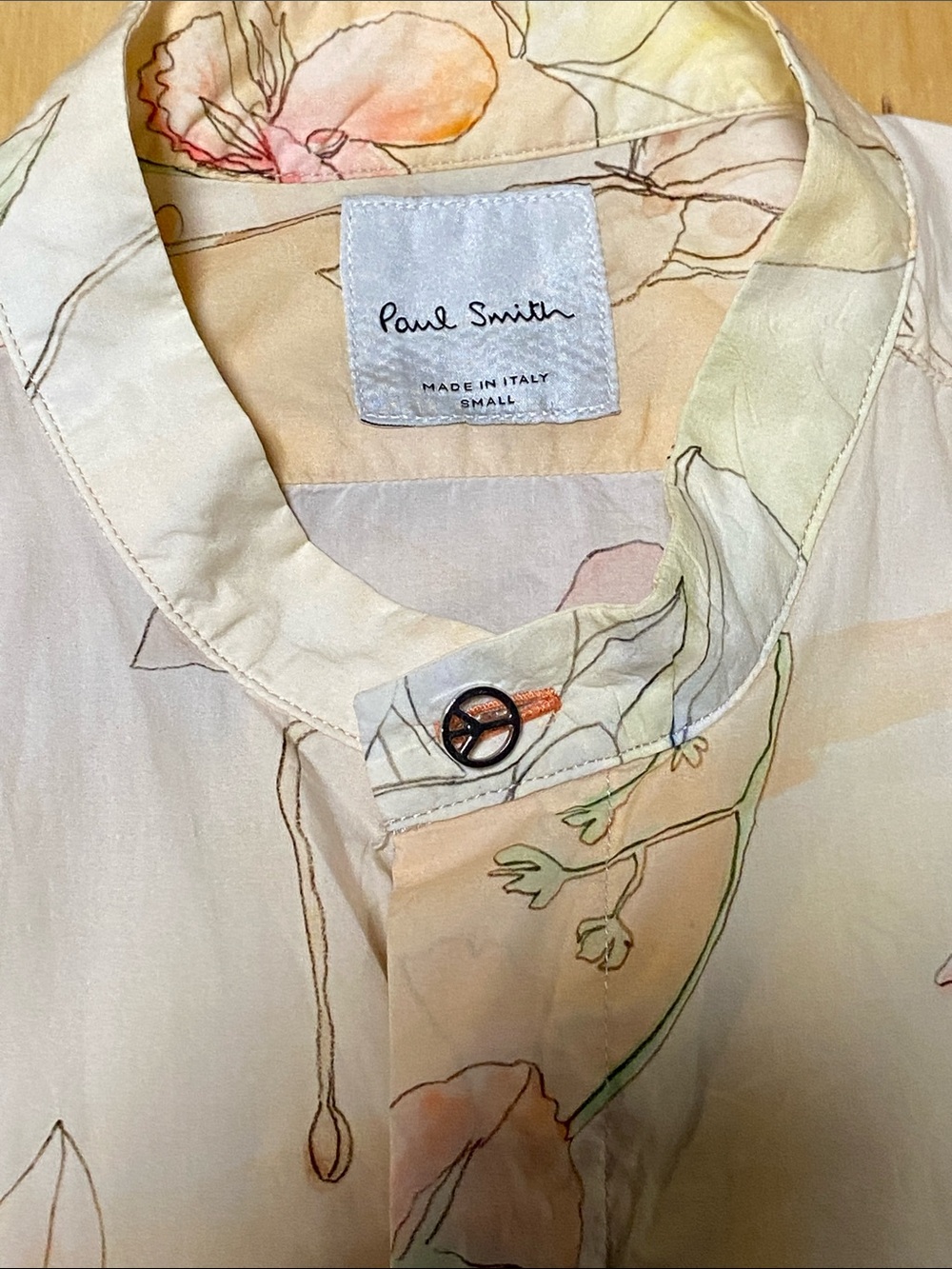 Paul Smith Pastel Floral Long-Sleeve Button-Down Shirt